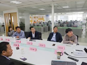 山東友發(fā)集團董事長宋濤、山東京友電子董事長李海濤一行到訪云創(chuàng)