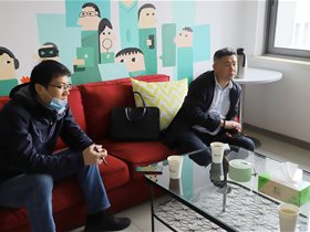 徽商銀行南京中山北路支行行長薛飛到訪云創(chuàng)