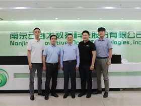 北京瞭望神州董事長石焜一行再訪云創(chuàng)